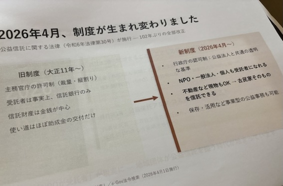 公益信託制度